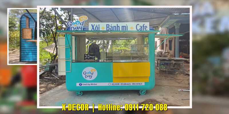 Quầy kiot bán hàng di động